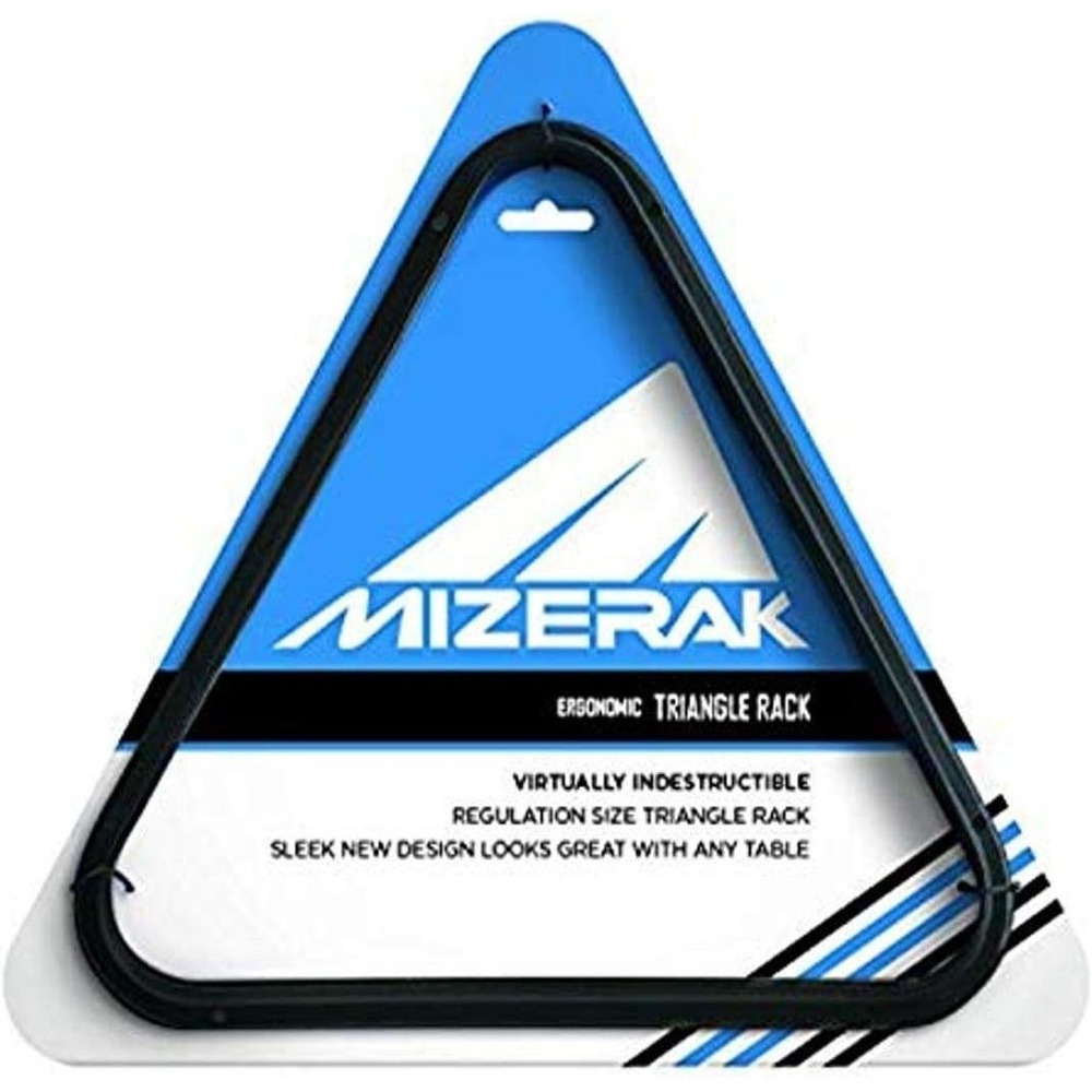 Mizerak Composite Ergonomic Triangle Rack - Durable Black Plastic, One